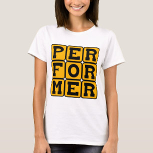 Camiseta Executante, Figura de palco