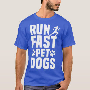 Camiseta Executar Cães Pet Rápidos