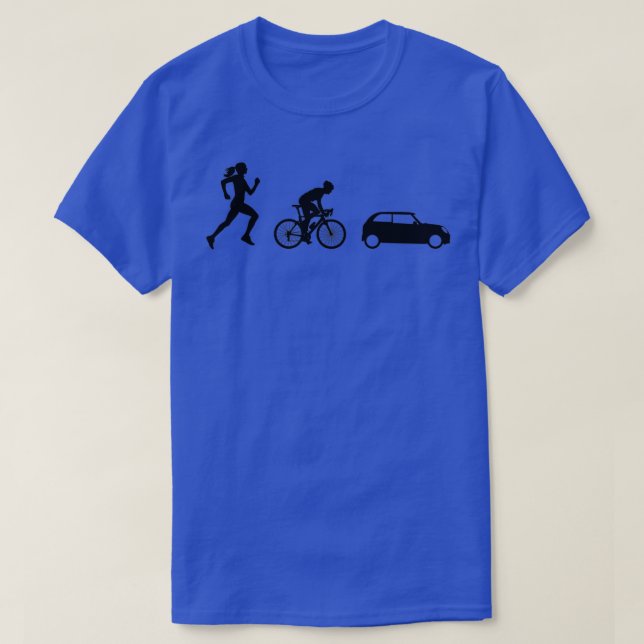 Camiseta Executar ciclo (Frente do Design)