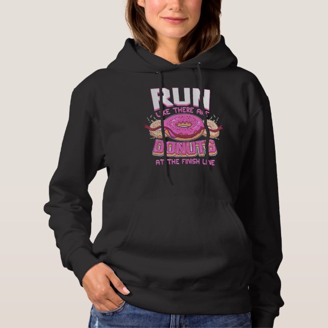 Camiseta Executar Como Há Rosquinhas Na Rosquinha Finish Li (Frente)