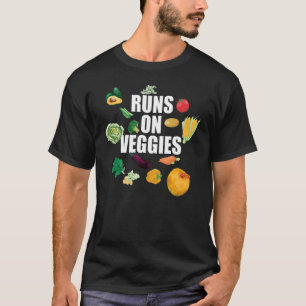 Camiseta Executar Em Veggies Vegan Vegetarian Runner Vegan