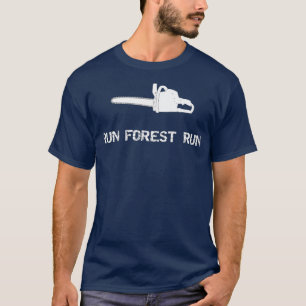 Camiseta Executar Floresta Executar Registro do Setor Capin