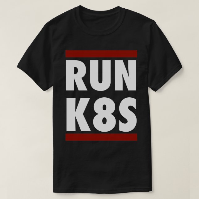 Camiseta Executar K8S (Frente do Design)