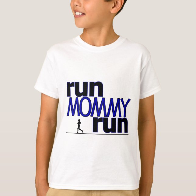 Camiseta Executar Mamãe (Frente)