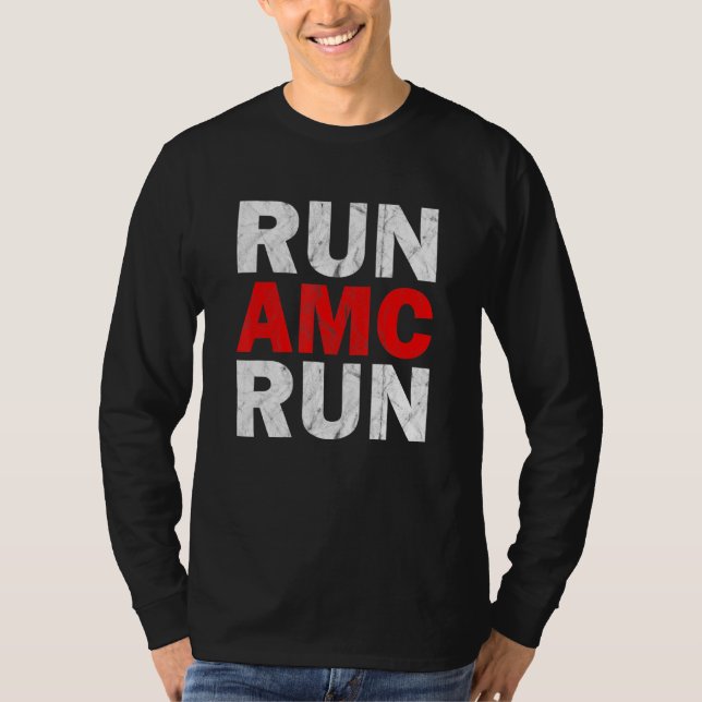 Camiseta Executar mercado de ações AMC I (Frente)