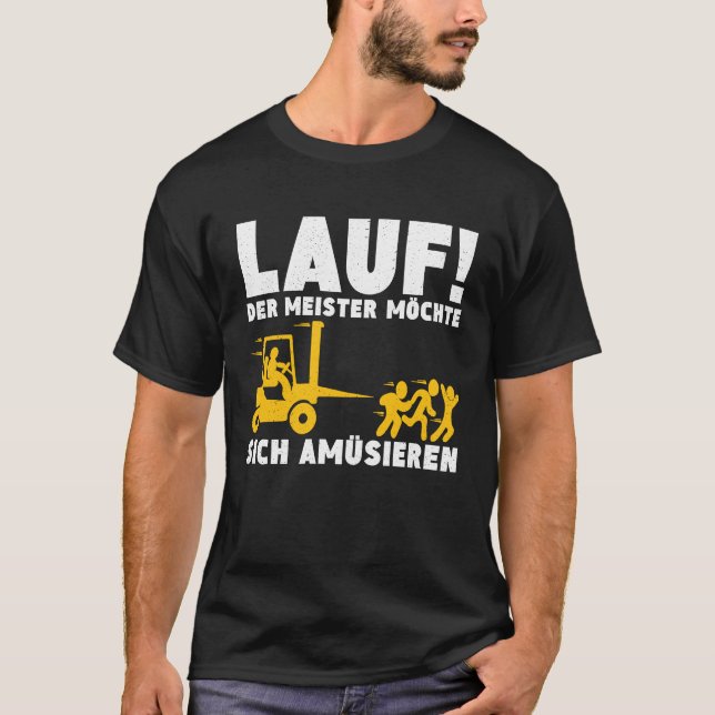 Camiseta Executar Mestre Deseja Aproveitar O Operador De Dr (Frente)