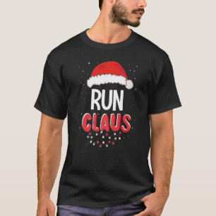 Camiseta Executar o Prêmio de Figuras de Natal do Papai Noe