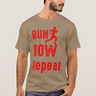 Camiseta Executar repetição de linha 1