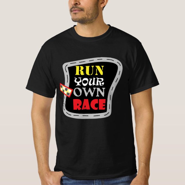Camiseta Executar Sua Própria Corrida (Frente)