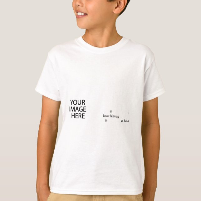 Camiseta Exemplo a seguir em Adicionar Imagem e Texto no Tw (Frente)