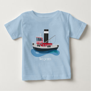 Camiseta Exemplo de desenho animado de embarcações de arras