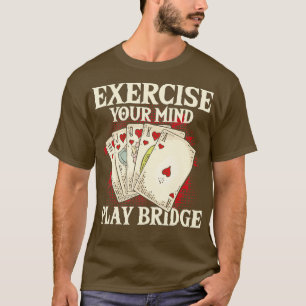Camiseta Exerça Sua Placa Do Jogador Da Ponte Do Mind Play