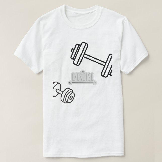 Camiseta Exercício (Frente do Design)