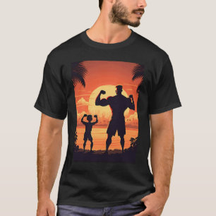 Camiseta Exercício Calistênico Entusiasta Pai E Filho D