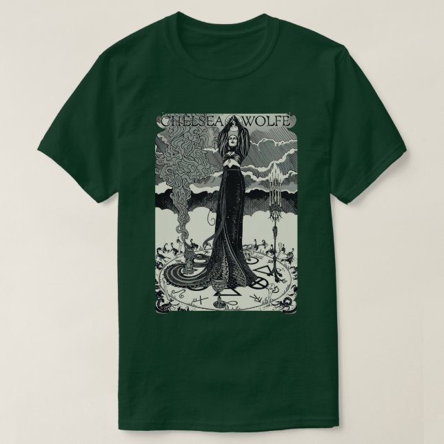 Camiseta Exercício Chelsea Wolfe (Frente do Design)