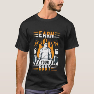 Camiseta Exercício corporal treino ginásio