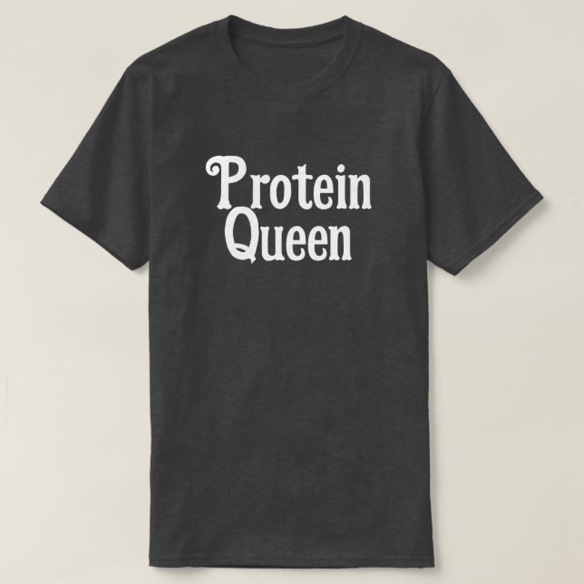 CAMISETA EXERCÍCIO DA RAINHA DE PROTEÍNA (Frente do Design)