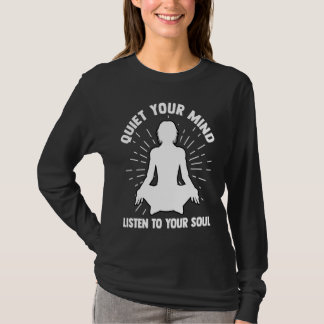 Camiseta Exercício de Alongamento de Meditação de Yoga Acad