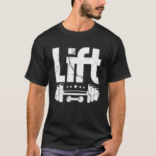 Camiseta Exercício De Exercício De Extração De Pesos De Ele