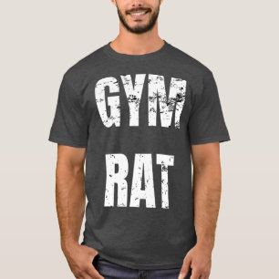 Camiseta Exercício De Exercício De Formação De Rato De Gym