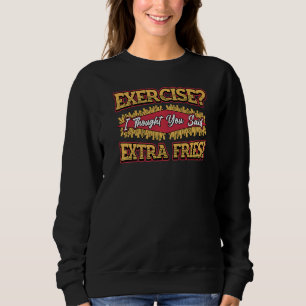 Camiseta Exercício de Fritas Extra