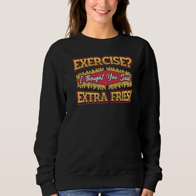 Camiseta Exercício de Fritas Extra (Frente)