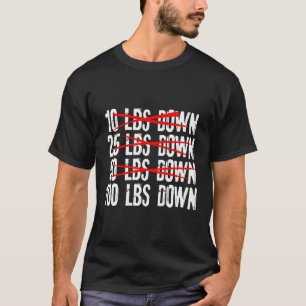 Camiseta Exercício De Gama De Perda De Peso Corporal De 100