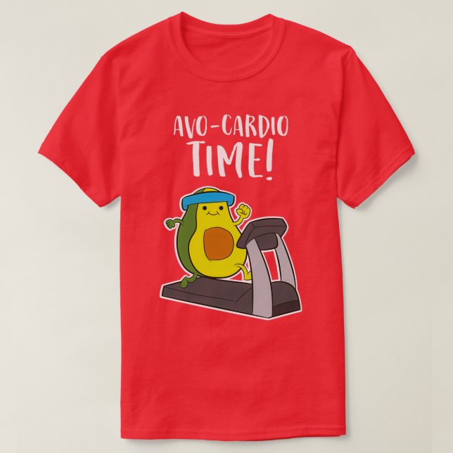 Camiseta Exercício de Malhação Avocardio Funny AvoCardio Av (Frente do Design)