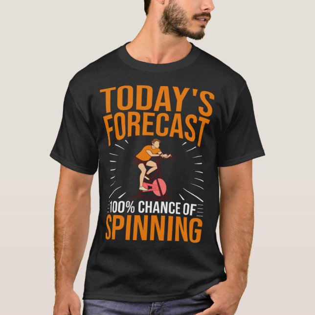 Camiseta Exercício de Malhação de bicicleta de preparação d (Frente)