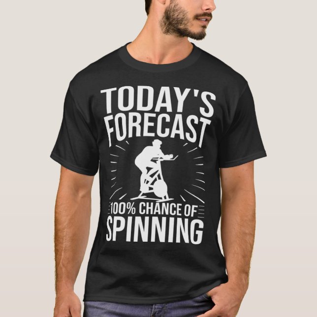 Camiseta Exercício de Malhação de bicicleta de trabalho da  (Frente)