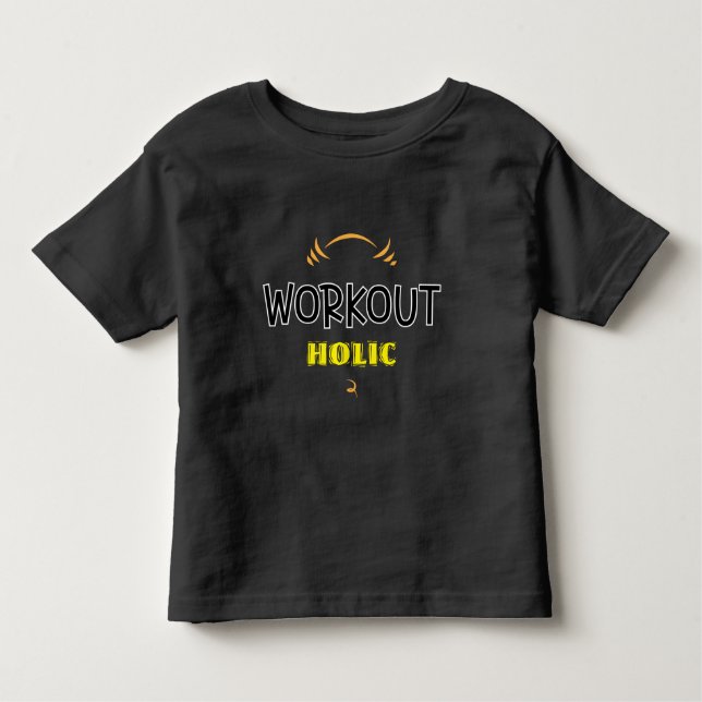 Camiseta Exercício de Malhação de Gym Holic (Frente)