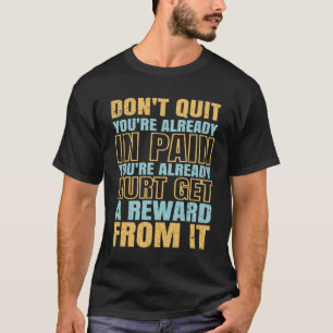 Camiseta Exercício de Malhação de Workout para Gym Treinado