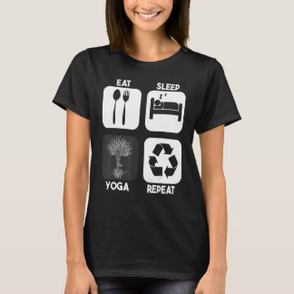 Camiseta Exercício de Meditação de Malhações Yoga Gym