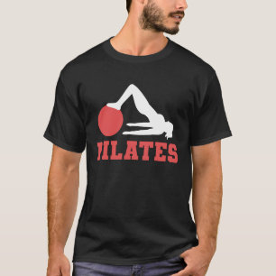 Camiseta Exercício De Pilatos De Gym De Trabalho De malhaçã