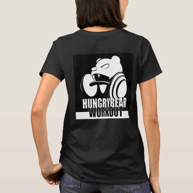 Camiseta Exercício de Ursos Famintos (Verso)