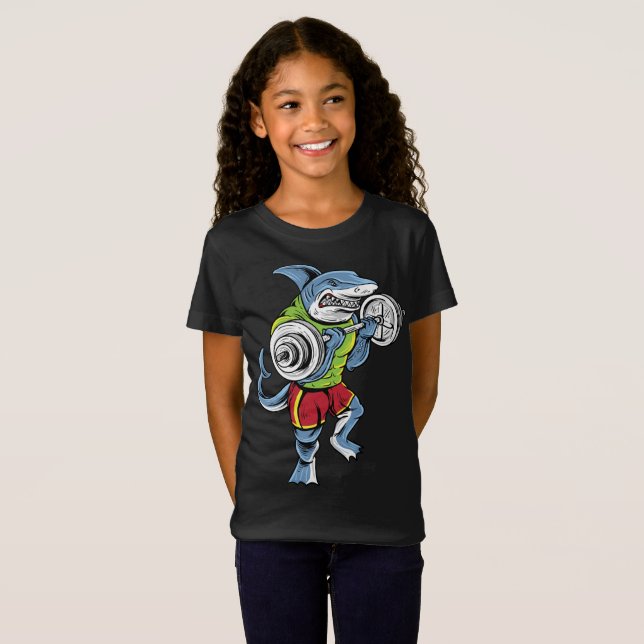 Camiseta Exercício engraçado dos animais do arco-íris da (Frente Completa)