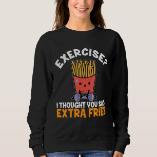 Camiseta Exercício Eu Pensei Que Você Disse Farias Extra Fr