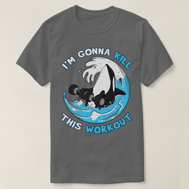 Camiseta Exercício Eu Vou Matar Este Exercício (Frente do Design)