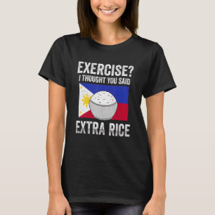 Camiseta Exercício Extra Rice Filipino