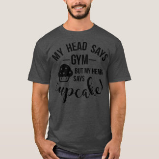 Camiseta Exercício Funny Workout Diet Cupcakes Gif Gif