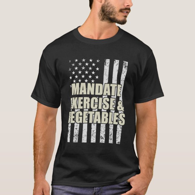 Camiseta Exercício Mandato E Produtos Hortícolas (Frente)