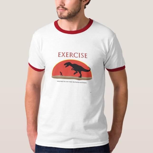 Camiseta Exercício - motivação apropriada (Frente)