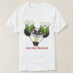 Camiseta Exercício quente do dia