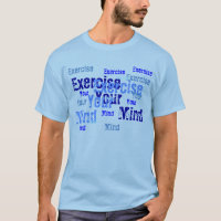 Exercite sua mente - azul