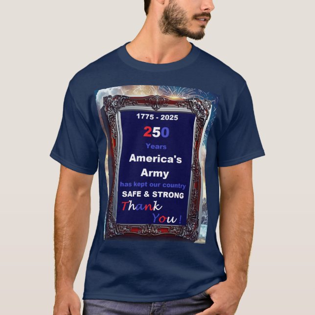 Camiseta Exército 250 Anos (Frente)