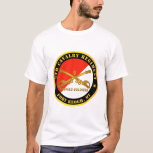 Camiseta Exército - 9º Regimento de Cavalaria - Fort Keogh,