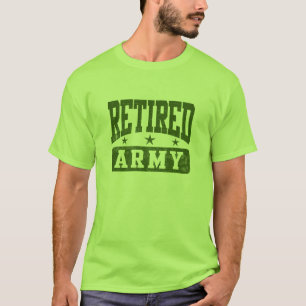 Camiseta Exército aposentado
