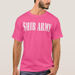Camiseta Exército Armado Shiba Exército de Ovinos Shiba Inu