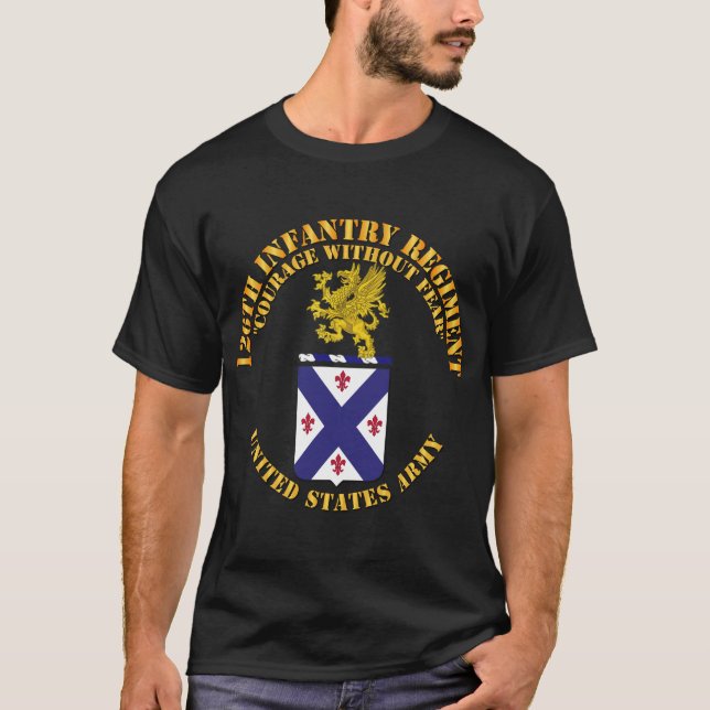 Camiseta Exército - COA - 126º Regimento de Infantaria (Frente)