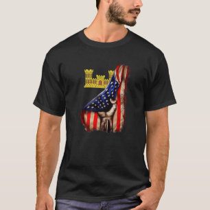 Camiseta Exército Corpo De Engenheiros "Essayons" Americano